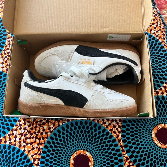 Puma Palermo White Sneakers in Women's, Sz 7, NIB - Picture 13 of 14